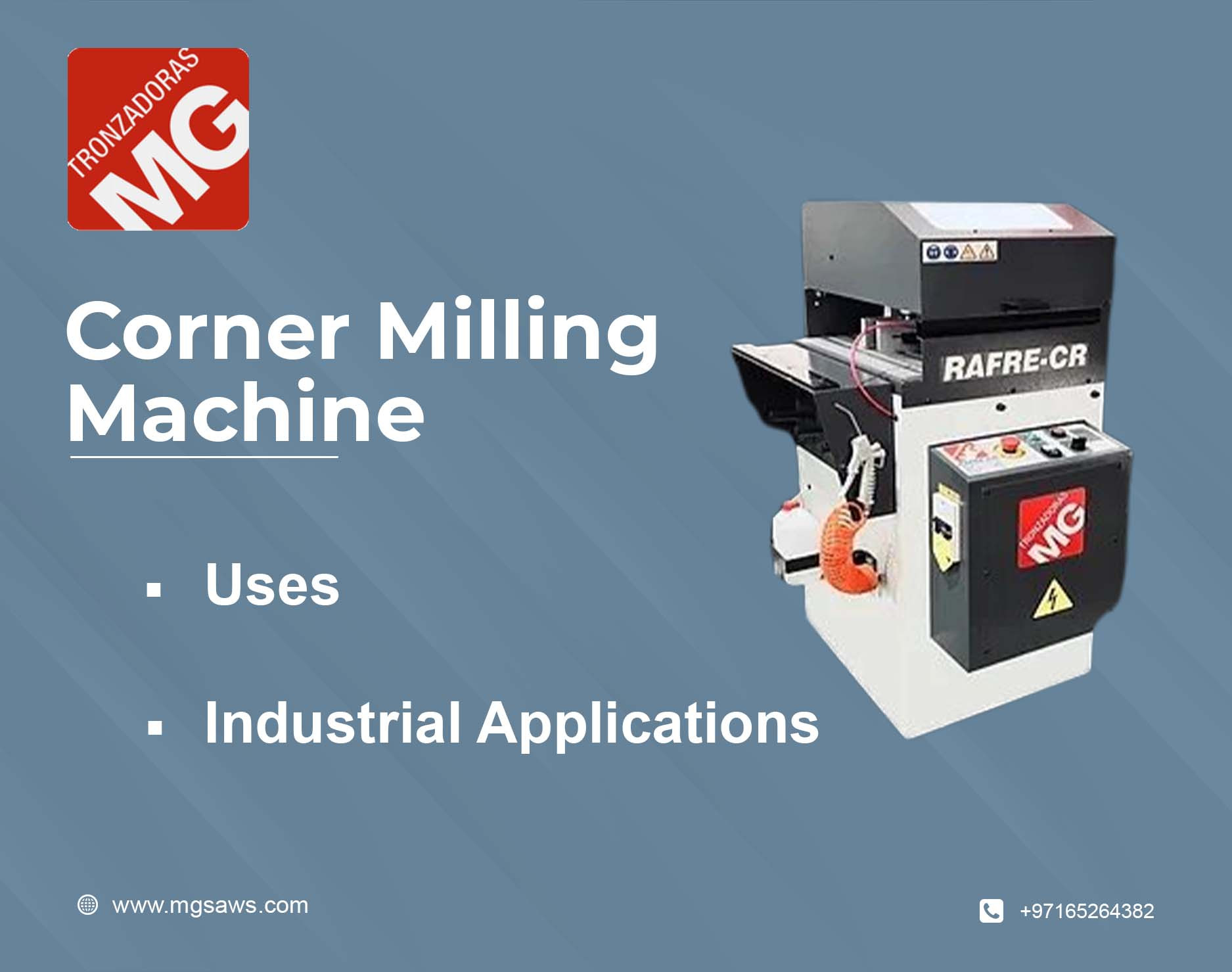 Corner milling machines