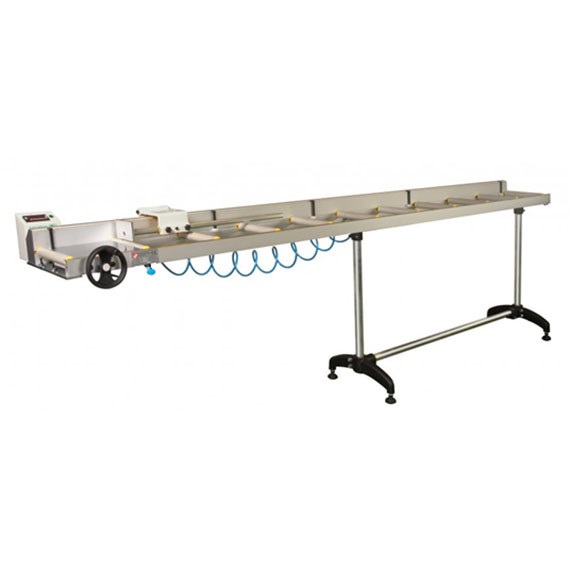 TNDG Manual positioning-measurement system with handwheel and pneumatic fixing with Linear encoder and digital display