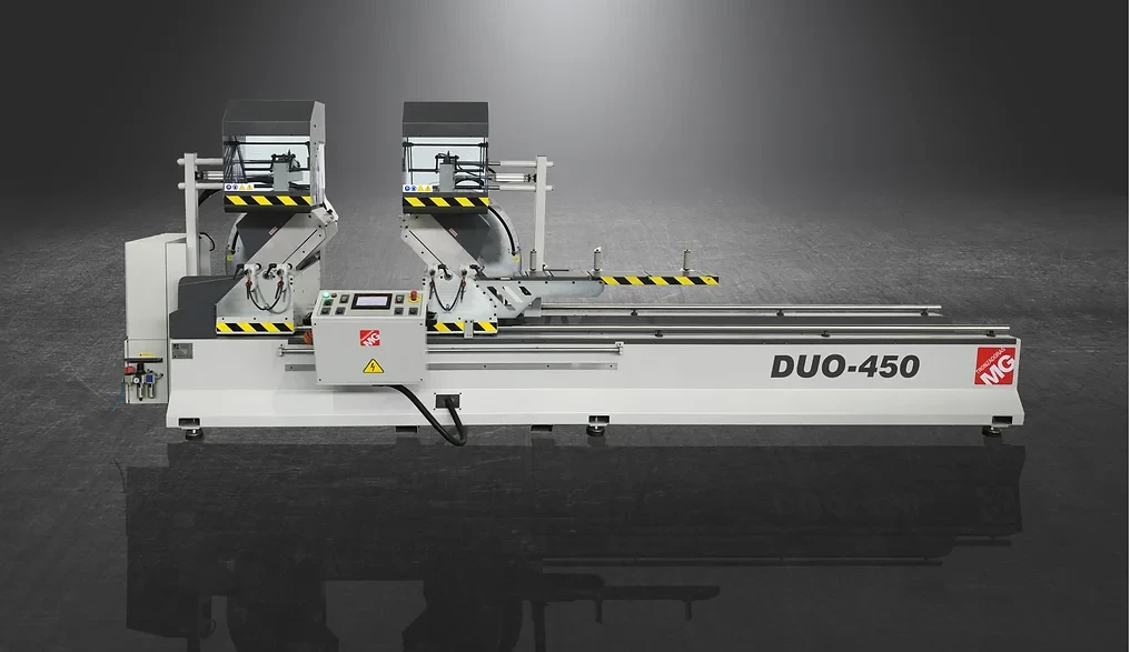 DUO-450 - double head cutting machine for Aluminum / PVC cutting